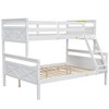 NicBex Twin over Full Bunk Bed with Full-Length Guardrail,Loft Bed with Ladder and Converts to 2 Beds,Noise Reduced Bunk Beds for Bedroom - 2 of 4