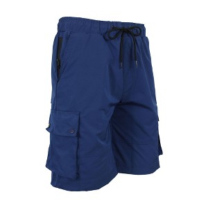 JumpStart Men's Moisture Wicking Performance Quick Dry Cargo Shorts - 1 of 2