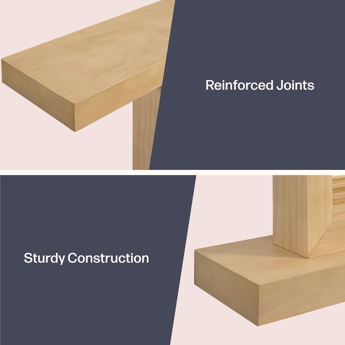 Pismo Solid Wood Console Table 56 Inch - thumbnail 5