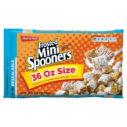 Download Frosted Mini Spooners Breakfast Cereal - 36oz - Malt O Meal : Target