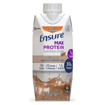 Buy Ensure Max Protein Nutritional Shake Mocha 4ct 44 Fl Oz Online In Japan 53035591