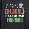 Women's - SpongeBob SquarePants - Oh Joy It's Christmas Morning Lightweight French Terry Slouchy - image 2 of 4