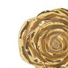 GlasFlength Wall Art Flowers Decorations 3D Flowers Wall Decoration with 2 Piece Rustic Wall Art for Living Room, Gold, 14.2"*2.5"*7.1" - 4 of 4