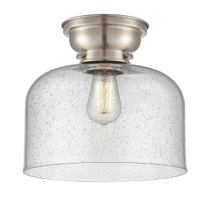 Bell - 1 Light Flush Mount In Industrial Style-9.4 Inches Tall and 12 Inches Wide - 1 of 1
