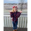 Girls Summer Crop Tops Long Sleeve Button Down Shirt for Girl 3-12Y - 2 of 4