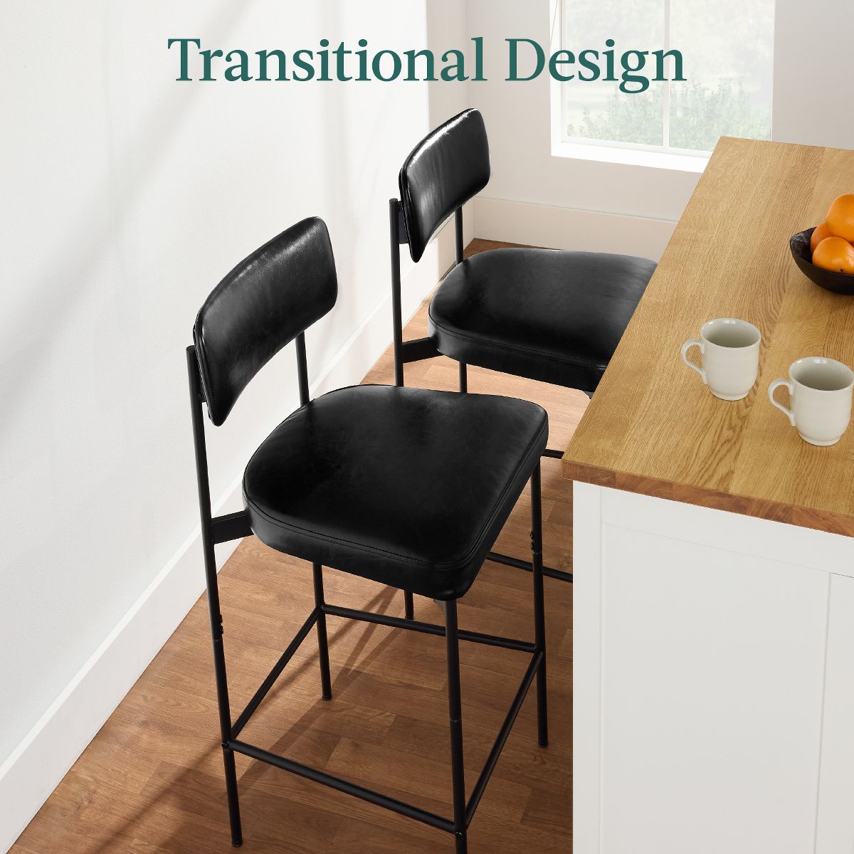 Best Choice Products Set of Counter Height Bar Stools - thumbnail 7