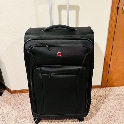 SWISSGEAR Zurich Softside Large Checked Suitcase - Black: Tear