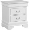 ORRD White Classic Elegant Bedroom Nightstand - 4 of 4