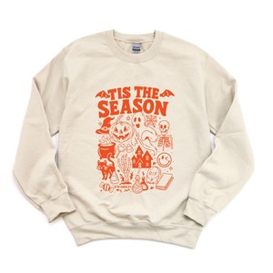 S.W.Smiley Tis The Season Halloween - Women's Graphic Sweatshirt - 1 of 4