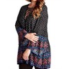 Women's Border Print Floral Bohemian Tunic/Dress - Velzera - 3 of 3