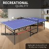 Professional Outdoor Table Tennis Tables,8FT Indoor/Outdoor Portable Ping Pong Table Game with Net for Adults/Teens - 3 of 4