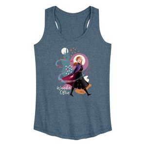 Women's - Frozen 2 - Wander Often Graphic Racerback Tank - 1 of 4