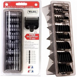 Wahl Cutting Guides with Organizer - Black #3170-500 - 8 Pack - 1 of 4