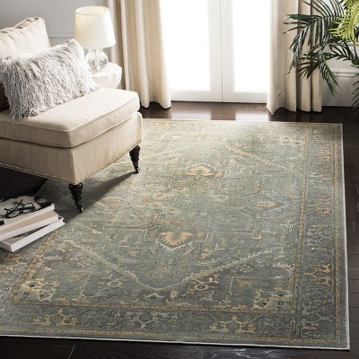 Elegance Redefined Hand-Knotted Viscose Area Rug - Gray, 6'7" x 9'2"
