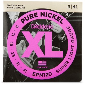 D'Addario EPN120 Pure Nickel Super Light Electric Guitar Strings - 1 of 1