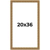 PosterPalooza | Sculpted Black Picture Frame - UV Acrylic, Foam Board Backing, Hanging Hardware - 2 of 4