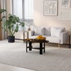 HOMLUX Coffee Table 2-Tier Modern Center Cocktail Table W/Storage Open Shelf for Living Room - 2 of 4