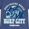 Girls' - Instant Message - Surf City Fitted Short Sleeve Graphic T-Shirt - 2 of 4
