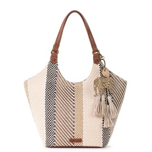Sakroots Roma Woven Small Shopper, Tobacco Batik Woven - 1 of 4