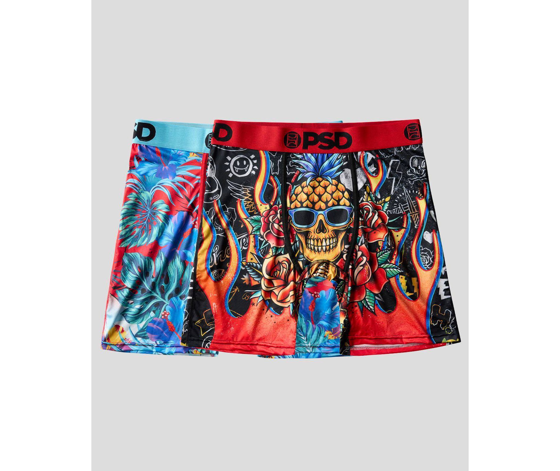 PSD Men's Tropical Pineapple Print Briefs - L