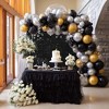 LAGarden 24 Pcs Shimmer Wall Backdrop Panels Black Square Sequin Party Decoration 4x6 Ft - 3 of 4