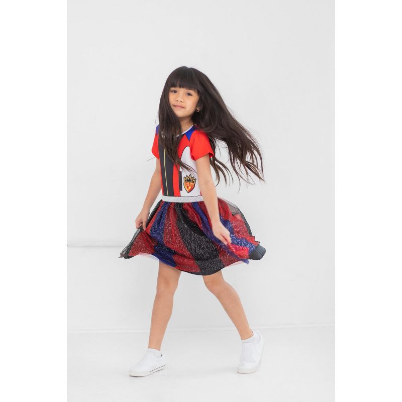 Disney Descendants Evie Girls Cosplay Tulle Dress Little Kid to Big Kid , 2 of 9