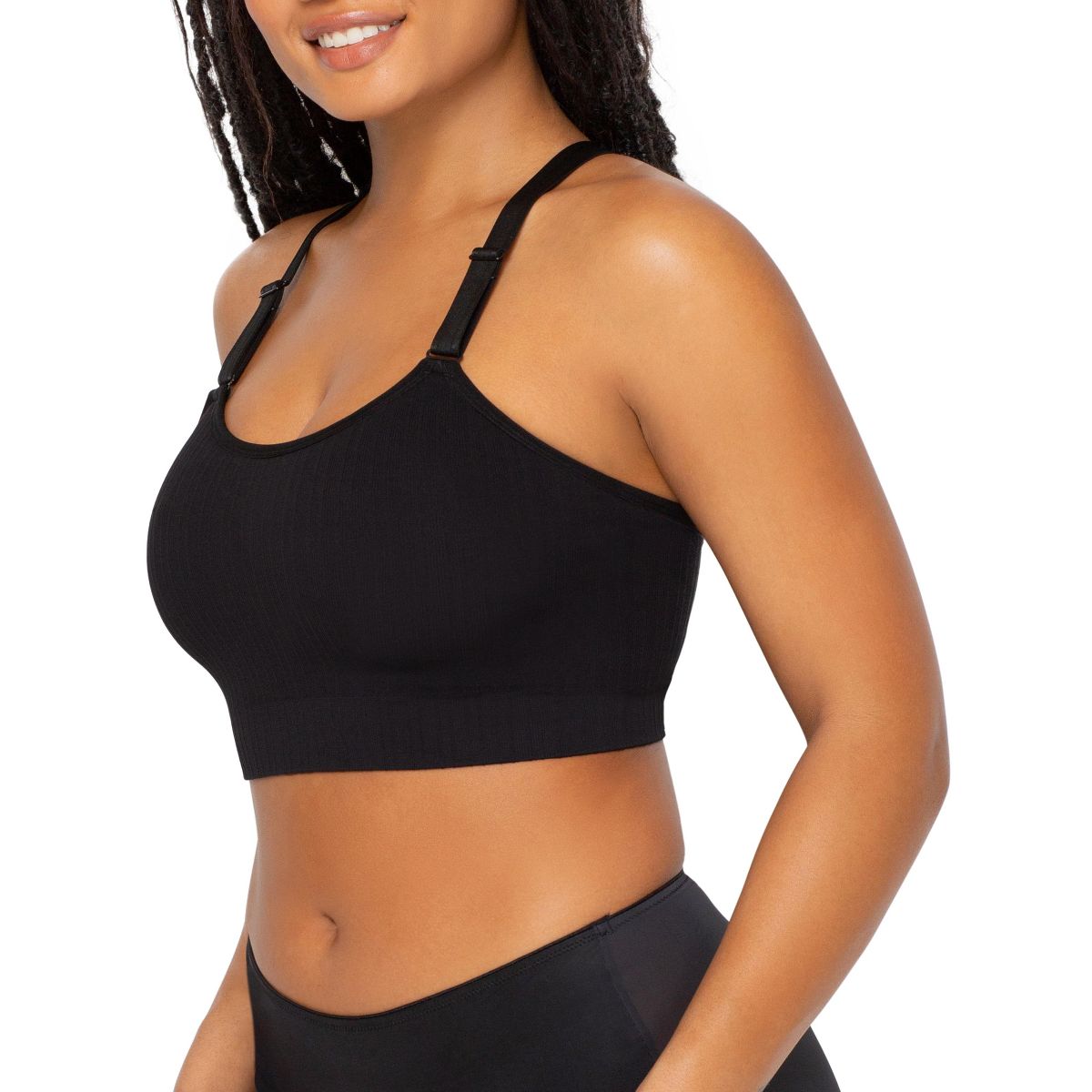 Smooth Seamless Comfort Longline Wireless Bra - thumbnail 4