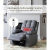 Acekool Power Recliner sofawith Massage, Swivel Rocker, USB Port, Cup Holders, Side Pockets, Extra-Wide Seat, Living Room - 4 of 4