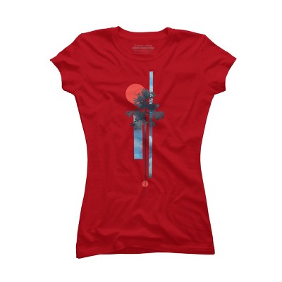 Junior's Design By Humans Abstract Nature By airiestudio T-Shirt