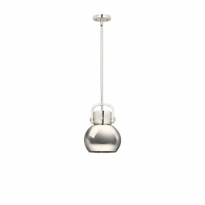Newton Sphere - 1 Light Pendant In Industrial Style-11.25 Inches Tall and 8 Inches Wide - 1 of 1