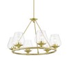 Livex Lighting Willow 6 - Light Chandelier in  Satin Brass - 4 of 4