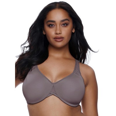 Paramour By Felina Women's Amaranth Cushioned Comfort Unlined Minimizer Bra  (sparrow, 38h) : Target