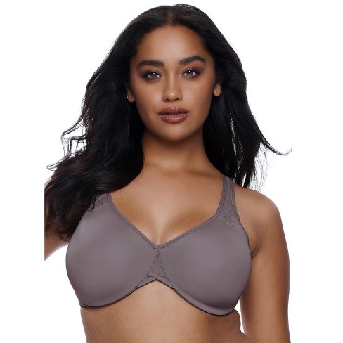 Paramour By Felina Women's Amaranth Cushioned Comfort Unlined Minimizer Bra  (sparrow, 34h) : Target