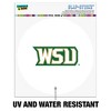 Wright State Secondary Logo Automotive Car Window Locker Circle Bumper Sticker - 2 of 4