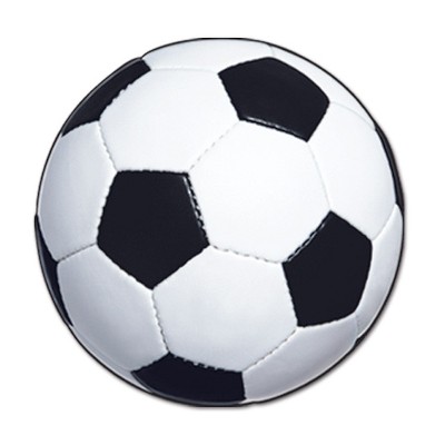 Beistle 13 1/2" Soccer Ball Cutouts; 10/Pack 55460
