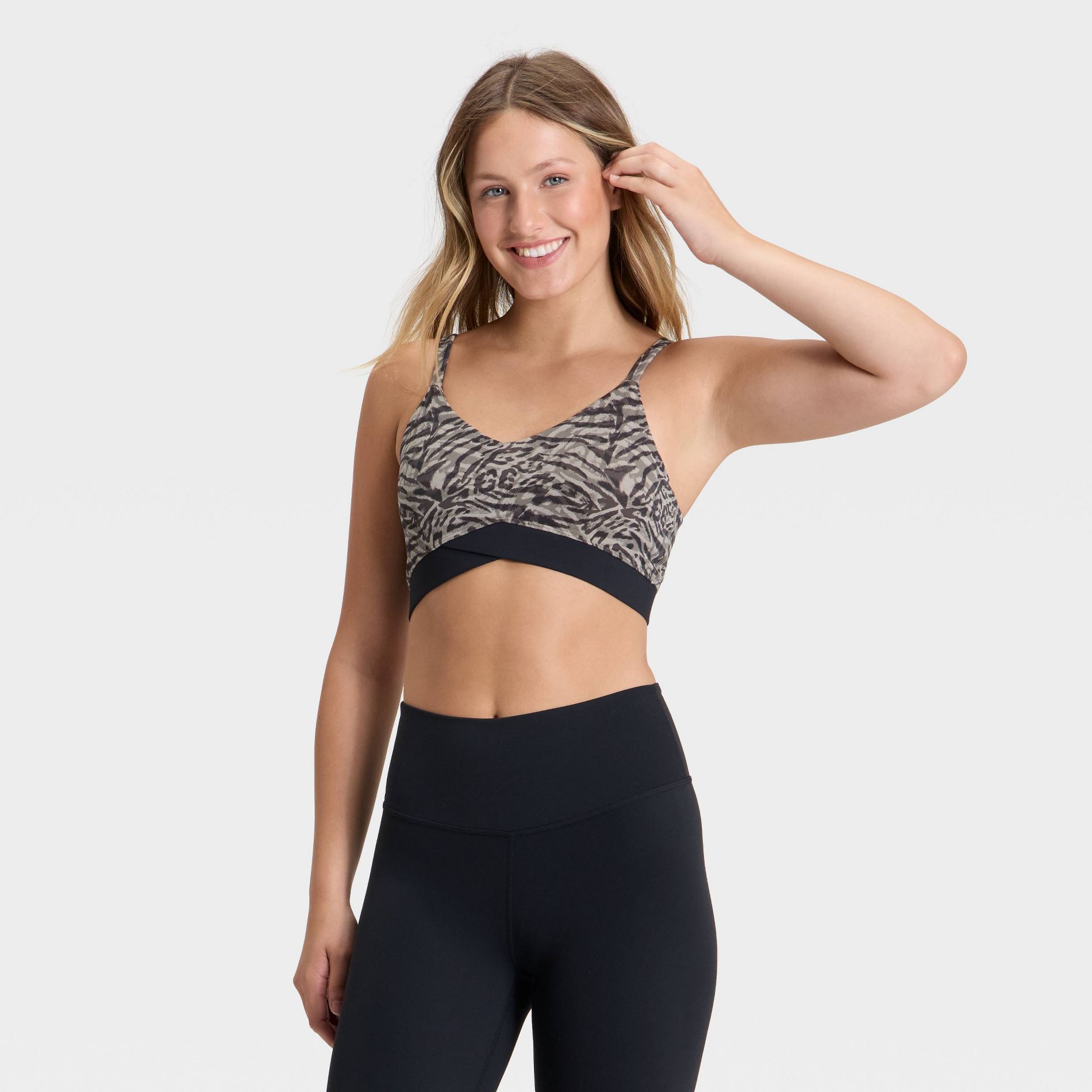Women's Low Support Crossover Sports Bra - JoyLab™