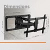 Promounts Full Motion TV Wall Mount for TVs 37" - 100" Up to 150 lbs - 2 of 4