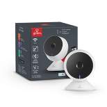 Smart White 720p Wi-Fi Enabled Voice Activated Indoor Security Camera
