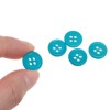 Unique Bargains Sewing Resin Round Flat 4-Hole Replacement Craft Buttons 20 Pcs - 4 of 4