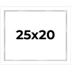 PosterPalooza | Modern Shadow Box 1" Depth White Picture Frame - UV Acrylic, Backing Board, Hanging Hardware - 2 of 4