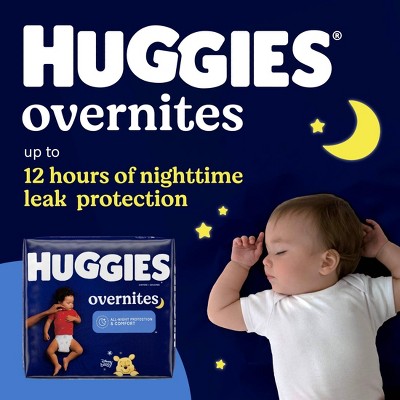 Huggies Disposable Overnight Diapers - Size 6 - 84ct