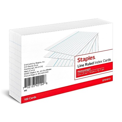 Staples Heavyweight Ruled 3