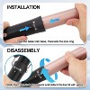 YEVYO 5-in-1 Curling Iron Set, Curling Wand Set with LCD Digital Display and Interchangeable 5 Curling Irons for All Hair Types - Black - 4 of 4