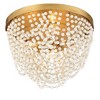 Crystorama Lighting Fiona 3 - Light Flush Mount in  Antique Gold - 3 of 4