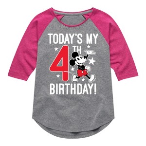 Girls' - Disney - Todays My 4th Birthday - 1 of 4