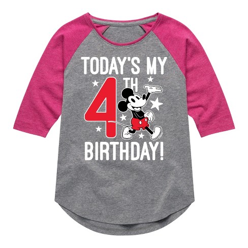 Girls' - Disney - Todays My 4th Birthday - image 1 of 4