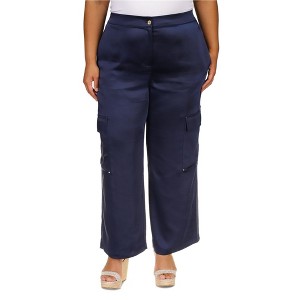 Michael Kors Womens Satin Casual Cargo Pants - 1 of 1