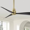 44" Minka Aire Simple Soft Brass Wet Ceiling Fan with Remote Control - 2 of 3