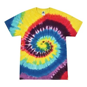 Tie Dye T-Shirts, 100% Cotton Cute Trendy Tie Dye Shirts for Men, Women, Teens, Youth, Girls & Boys, Carnival, S - 1 of 2