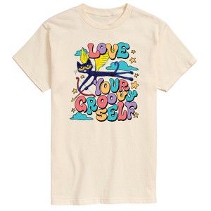 Men's - Pete the Cat - Love Yourself Short Sleeve Graphic T-Shirt - 1 of 3